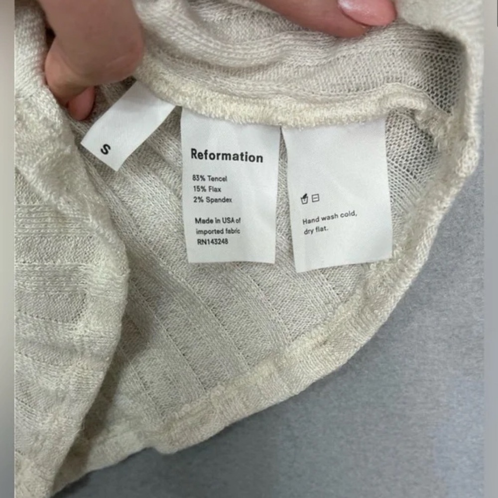 Reformation Ribbed Tank small - Picture 6 of 7